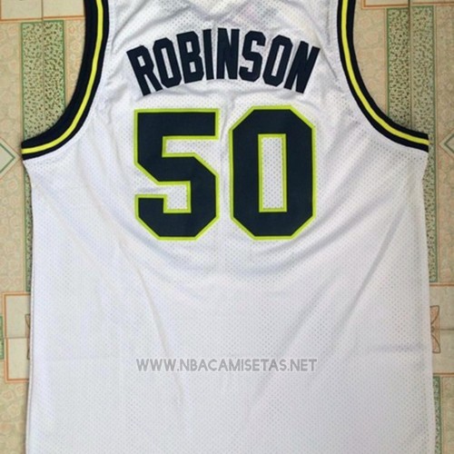 Camiseta Navy David Robinson NO 50 Blanco